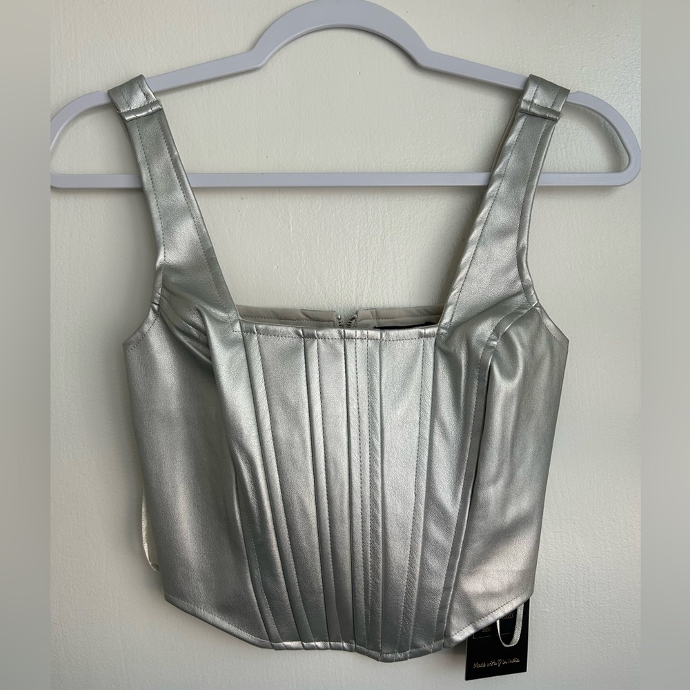 NWT corset tank top.Size Small